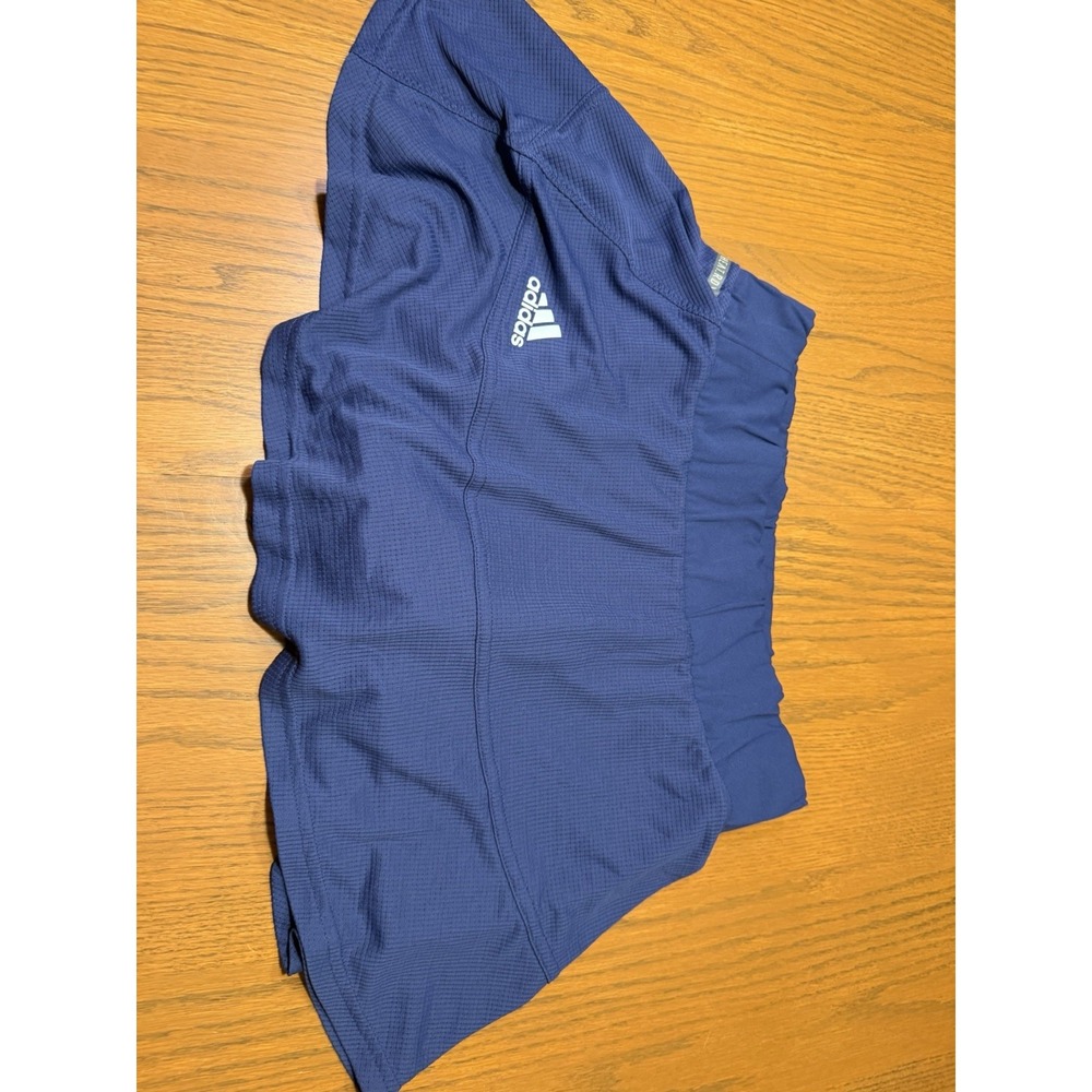 Adidas Skort Womens Size M Medium Solid All Blue Pull On HEAT.RDY Tennis